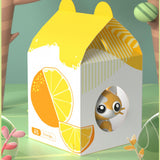 Maxbell Cat Scratching Board House Corrugated Cardboard Wear Resistant Widely Used Orange