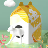 Maxbell Cat Scratching Board House Corrugated Cardboard Wear Resistant Widely Used Orange