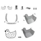 Maxbell Cat Scratch Pad Nest Interactive Play Toy Cat Scratching Lounge Bed Lounger