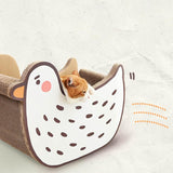 Maxbell Cat Scratch Pad Nest Interactive Play Toy Cat Scratching Lounge Bed Lounger