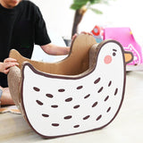 Maxbell Cat Scratch Pad Nest Interactive Play Toy Cat Scratching Lounge Bed Lounger
