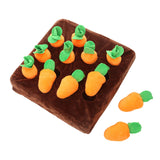 Maxbell Carrot Plush Toy Chew Toy Dogs Sniff Mat for Dogs Fun Carrots Harvest Toy