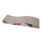 Maxbell Corrugated Scratching Bed Foldable Scratch Pad Cat Scratcher Cardboard