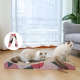 Maxbell Corrugated Scratching Bed Foldable Scratch Pad Cat Scratcher Cardboard