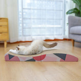 Maxbell Corrugated Scratching Bed Foldable Scratch Pad Cat Scratcher Cardboard