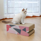Maxbell Corrugated Scratching Bed Foldable Scratch Pad Cat Scratcher Cardboard