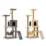 Maxbell Cat Tree Tower Sharpen Claw Toy Furniture Protector Perch Stand Hanging Ball Light Gray