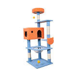 Maxbell Multi Level Scratching Post Durable Cat Tree Climbing Frame for Kitty Kitten 155cmx50cmx60cm