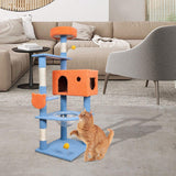 Maxbell Multi Level Scratching Post Durable Cat Tree Climbing Frame for Kitty Kitten 155cmx50cmx60cm