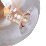 Maxbell Lampshade Cover Ceiling Light Fixture Office Bedroom Glass Globe Lamp Shade Brown 80mm