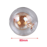 Maxbell Lampshade Cover Ceiling Light Fixture Office Bedroom Glass Globe Lamp Shade Brown 80mm
