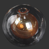 Maxbell Lampshade Cover Ceiling Light Fixture Office Bedroom Glass Globe Lamp Shade Brown 80mm