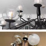 Maxbell Lampshade Cover Ceiling Light Fixture Office Bedroom Glass Globe Lamp Shade Brown 80mm