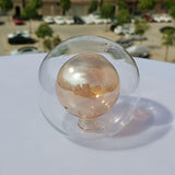 Maxbell Lampshade Cover Ceiling Light Fixture Office Bedroom Glass Globe Lamp Shade Brown 80mm
