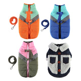 Maxbell Stylish Dog Cold Weather Coats Vest Costumes Apparel for Outdoor Walking Orange