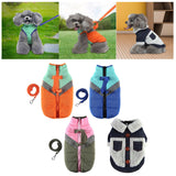 Maxbell Stylish Dog Cold Weather Coats Vest Costumes Apparel for Outdoor Walking Orange
