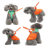 Maxbell Stylish Dog Cold Weather Coats Vest Costumes Apparel for Outdoor Walking Orange