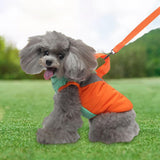 Maxbell Stylish Dog Cold Weather Coats Vest Costumes Apparel for Outdoor Walking Orange