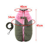 Maxbell Stylish Dog Cold Weather Coats Vest Costumes Apparel for Outdoor Walking Dark Green