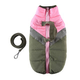 Maxbell Stylish Dog Cold Weather Coats Vest Costumes Apparel for Outdoor Walking Dark Green