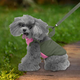Maxbell Stylish Dog Cold Weather Coats Vest Costumes Apparel for Outdoor Walking Dark Green