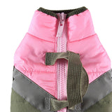 Maxbell Stylish Dog Cold Weather Coats Vest Costumes Apparel for Outdoor Walking Dark Green
