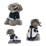 Maxbell Dog Fleece Denim Jacket Vest Winter Clothes Garments for Daily Wear Hiking