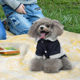 Maxbell Dog Fleece Denim Jacket Vest Winter Clothes Garments for Daily Wear Hiking