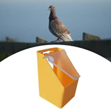 Maxbell Bird Food Feeder Hanging Convenient Detachable Food Containers for Pigeon Yellow