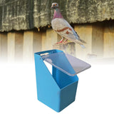 Maxbell Bird Food Feeder Hanging Convenient Detachable Food Containers for Pigeon Blue