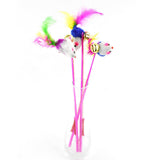 Maxbell Kitten Cat Teaser Wand Interactive Toy vivid Accessory Indoor Flexible