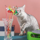 Maxbell Kitten Cat Teaser Wand Interactive Toy vivid Accessory Indoor Flexible