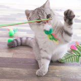 Maxbell Kitten Cat Teaser Wand Interactive Toy vivid Accessory Indoor Flexible