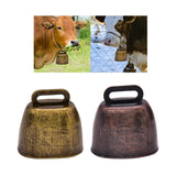Maxbell Retro Style Grazing Bells for Cattle Pets Supplies Bronze Color