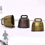 Maxbell Retro Style Grazing Bells for Cattle Pets Supplies Bronze Color