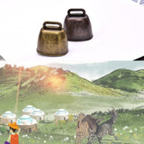 Maxbell Retro Style Grazing Bells for Cattle Pets Supplies Bronze Color