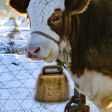 Maxbell Retro Style Grazing Bells for Cattle Pets Supplies Bronze Color