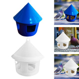 Maxbell Pigeon Water Dispenser Easy to Use Large Capacity for Hen Budgie Cockatiel Blue