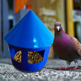 Maxbell Pigeon Water Dispenser Easy to Use Large Capacity for Hen Budgie Cockatiel Blue