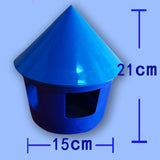 Maxbell Pigeon Water Dispenser Easy to Use Large Capacity for Hen Budgie Cockatiel Blue