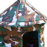 Maxbell Outdoor Cat House Tent Kitty Small Medium Puppy Nest Kitten Hut Cave Pet Bed Round 35cm H 41cm
