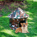 Maxbell Outdoor Cat House Tent Kitty Small Medium Puppy Nest Kitten Hut Cave Pet Bed Round 45cm H 41cm