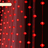 Maxbell Fairy Lights Remote Control Curtain Photo Props Ornament for Spring Festival 3x3m