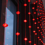 Maxbell Fairy Lights Remote Control Curtain Photo Props Ornament for Spring Festival 3x3m