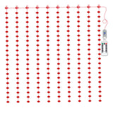 Maxbell Fairy Lights Remote Control Curtain Photo Props Ornament for Spring Festival 3x3m