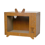 Maxbell TV Shaped Cat Scratcher Box Lounge Bed Wear Resistant Pet Supplies Versatile