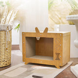 Maxbell TV Shaped Cat Scratcher Box Lounge Bed Wear Resistant Pet Supplies Versatile