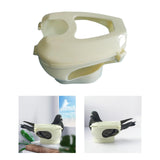 Maxbell Racing Pigeon Holder Mounting Bracket for Pet Bird Feeding Water Medications White