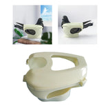 Maxbell Racing Pigeon Holder Mounting Bracket for Pet Bird Feeding Water Medications White