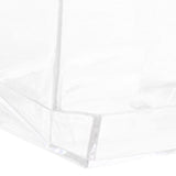 Maxbell Portable Rutin Chicken Feeder Acrylic for Poultry Farm Feeding Accessories without screws